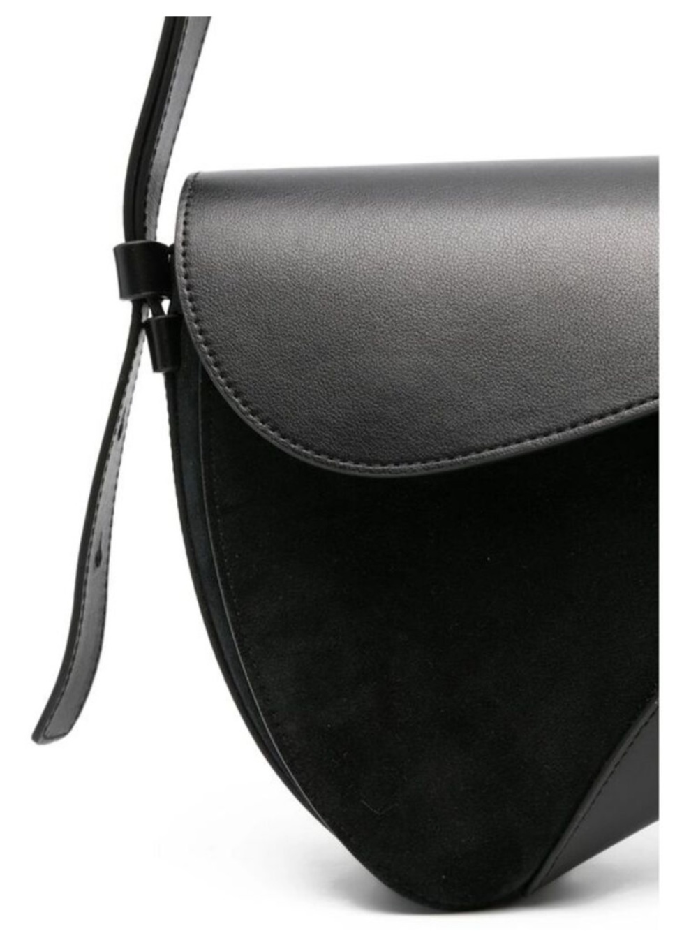 New Neous Berenices Saddle Shoulder Bag Black - Picture 4 of 9